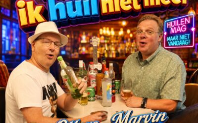 Roy Otters en Marvin Lodders slaan opnieuw de handen ineenvoor de humoristische single “Nee Nee Ik Huil Niet Meer”